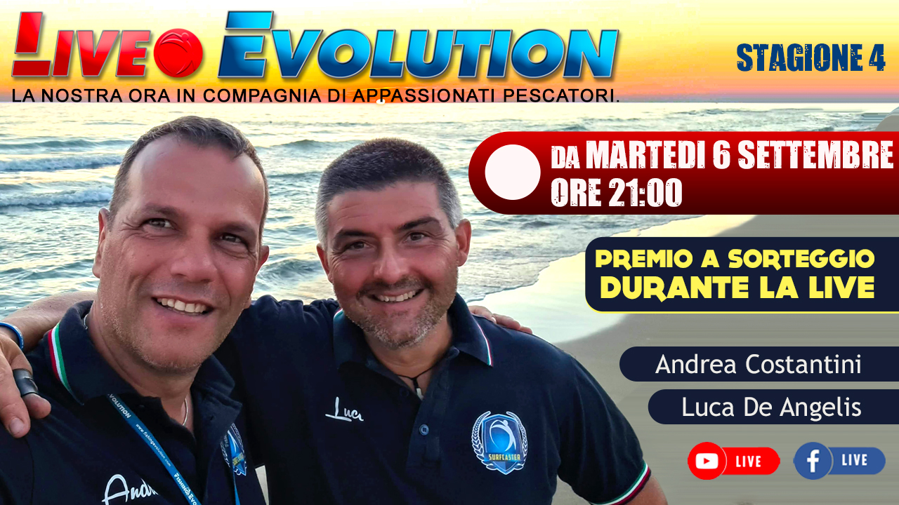 LIVE 🔴 EVOLUTION | Chiacchiere tra amici sulla Pesca. 4^stagione